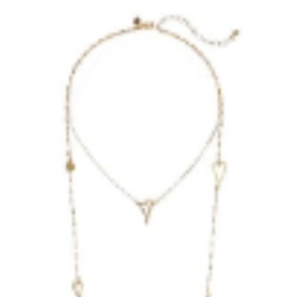 Rebecca minkoff sweetheart layered gold necklace - Picture 8 of 10